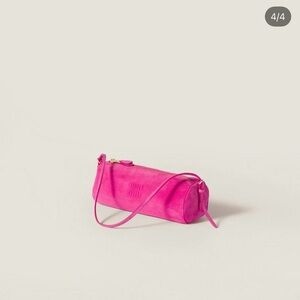 Miu Miu Pink Suede Pouch